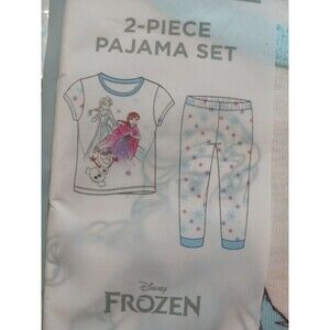 2 Piece Disney Frozen Graphic Print Pattern Infant Toddler 12 Month Pajama Set